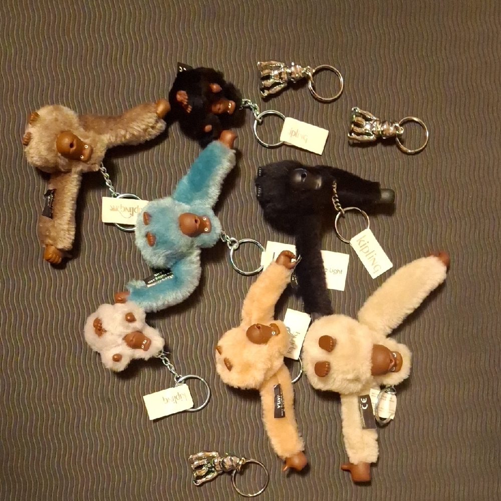 Plush Kipling Monkey Keychain Set /Lot